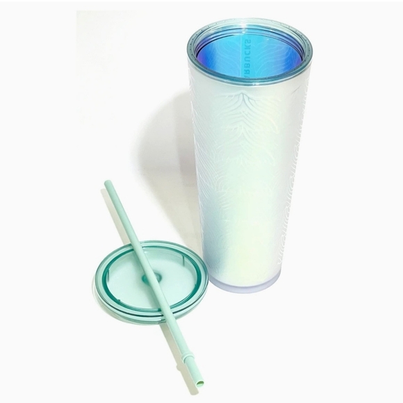 2021 Starbucks (retired) Iridescent Siren Tail Tumbler 50th Anniversary Mermaid - Picture 3 of 9